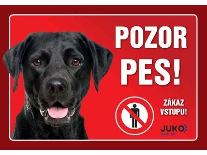 Cedulka Juko LABRADOR černý