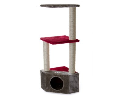 Škrabadlo Olivia - višeň/šedá