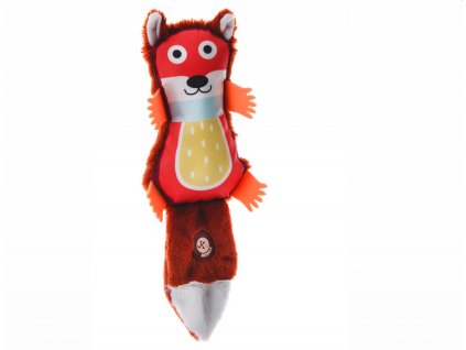 Pískací hračka pro psa Liška 32 cm