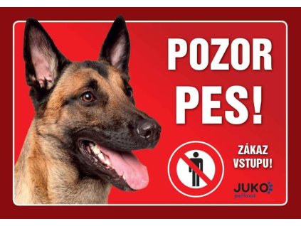 Cedule na vrata Belgický Ovčák Malinois