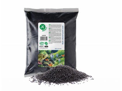 Barevný křemičitý písek černý 2 kg