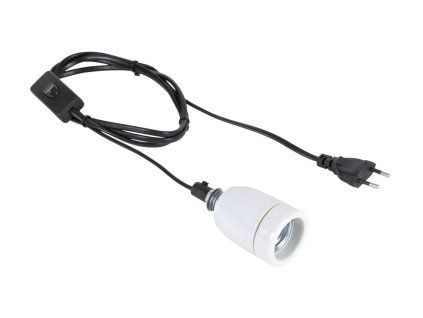Porcelánová objímka Pro Socket do 250 W, 1,8 m