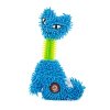 Hračka pro psa Kočka mop s TPR krkem - plyšová pískací