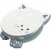 Keramická miska ergonomická 0.15 l/ø 14 cm, vyvýšená tvar kočka