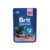 Brit Premium Cat Pouches white fish for Kitten 100 g