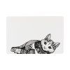 Prostírání Place Mat kočka 44 x 28 cm bílo/černé