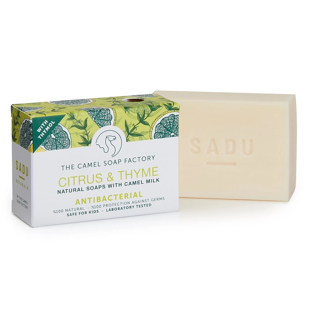 The-Camel-Soap-Factory-Natural-Antibacterial-Bar-Soap-with-Camel-Milk-Citrus-and-Thyme-Box-and-Soap