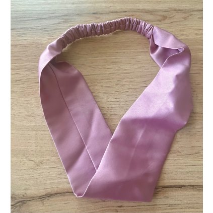 Čelenka z hedvábí Pink