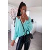 m l style gilet avec bouton dore tres doux ocean wave 1