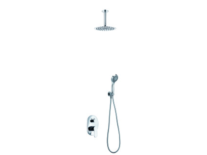 imex monaco sprchovy podomitkovy set chrom