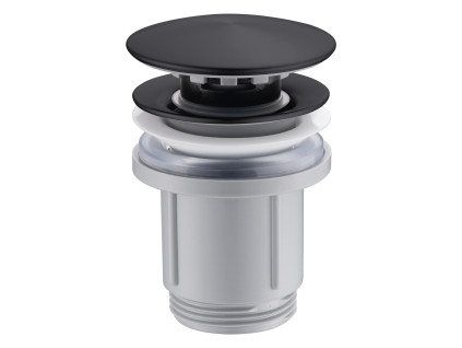 imex pvc click clack vypust cerna matna