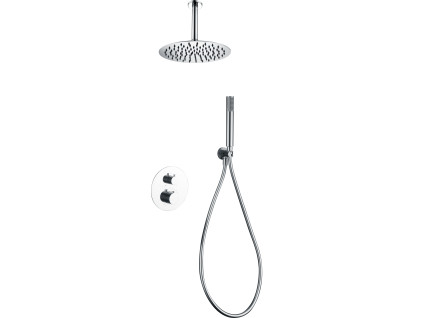 imex piamonte termostaticky sprchovy podomitkovy set chrom