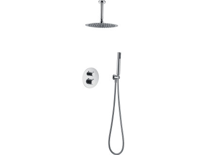 imex top termostaticky sprchovy podomitkovy set chrom