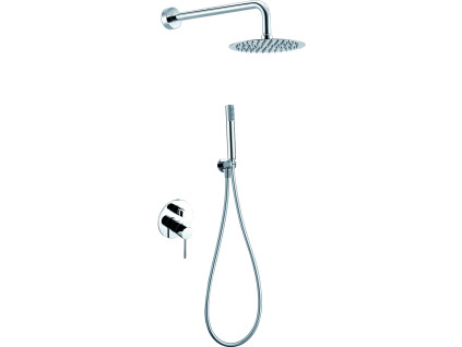 imex milos sprchovy podomitkovy set chrom