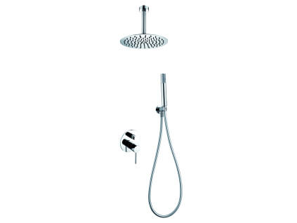 imex thalos sprchovy podomitkovy set chrom