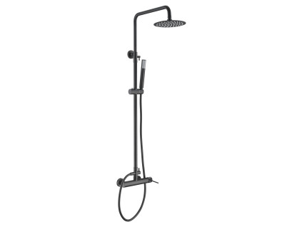 imex milos dualni sprchovy system cerna matna