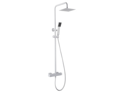 imex art termostaticky dualni sprchovy system bila matna