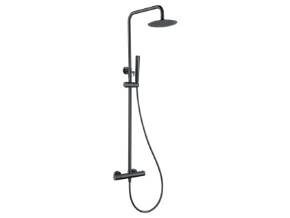 imex napoles termostaticky dualni sprchovy system black gun metal