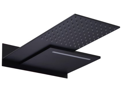 imex 2 cestna hranata hlavova sprcha cerna matna