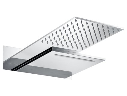 imex 2 cestna hranata hlavova sprcha chrom