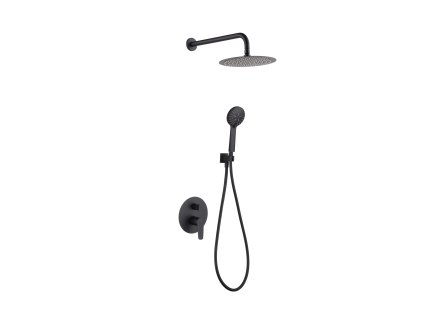 imex belgica sprchovy podomitkovy set cerna matna