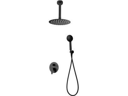 imex bruselas sprchovy podomitkovy set cerna matna