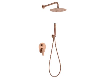 imex delos sprchovy podomitkovy set kartacovane ruzove zlato