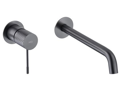 imex genova podomitkova umyvadlova baterie black gun metal