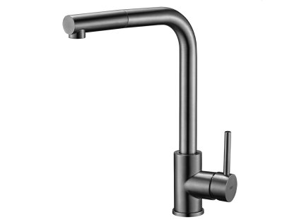 imex malta kuchynska baterie s vytahovaci sprskou black gun metal