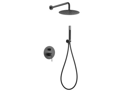 imex line sprchovy podomitkovy set black gun metal