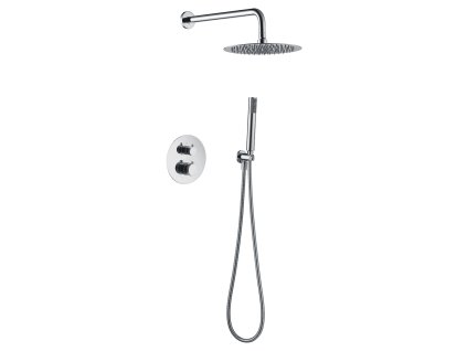 imex line termostaticky sprchovy podomitkovy set chrom