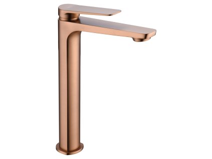 imex napoles umyvadlova baterie vysoka kartacovane ruzove zlato