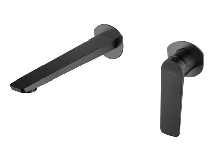 imex napoles podomitkova umyvadlova baterie cerna matna