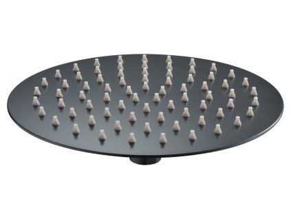 imex obla hlavova sprcha o25 cm cerna matna