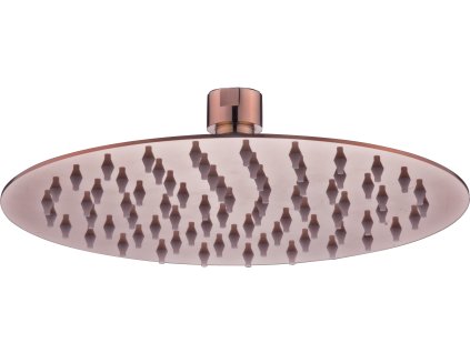 imex obla hlavova sprcha o25 cm cerna matna ruzove zlato