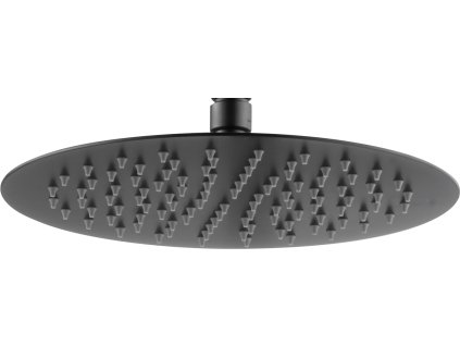 imex obla hlavova sprcha r20 cm black gun metal