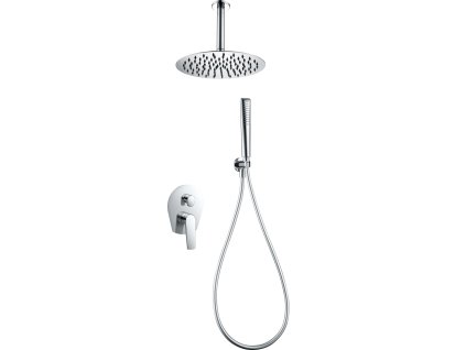 imex paros sprchovy podomitkovy set chrom