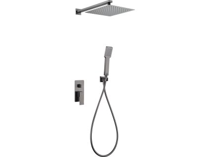 imex pisa sprchovy podomitkovy set black gun metal