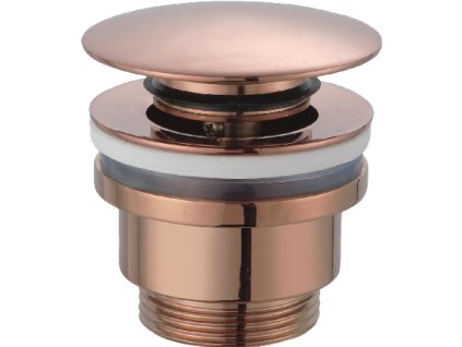 imex pvd click clack vypust kartacovane ruzove zlato