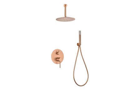 imex tivoli sprchovy podomitkovy set kartacovane ruzove zlato