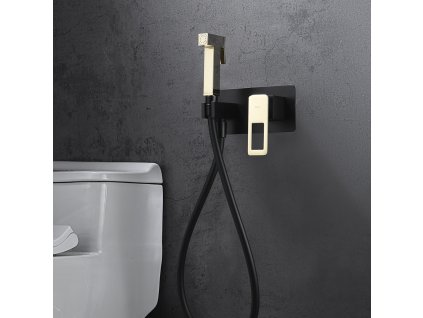 imex suecia podomitkova bidetova baterie cerna matna zlato