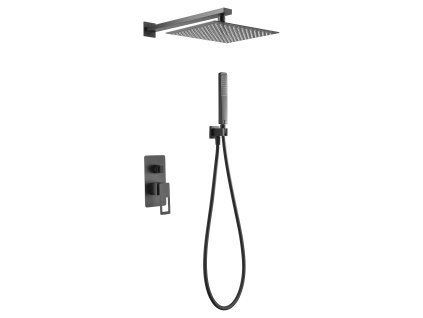 imex suecia sprchovy podomitkovy set cerna matna