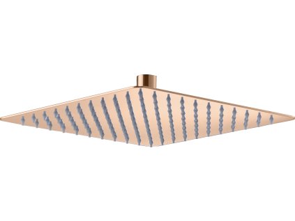 imex hranata hlavova sprcha 25x25 cerna matna ruzove zlato