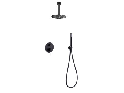 imex tivoli sprchovy podomitkovy set cerna matna