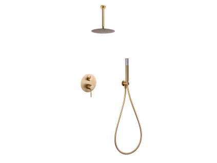 imex tivoli sprchovy podomitkovy set kartacovane zlato