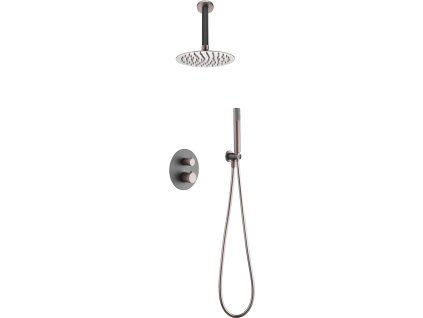 imex top termostaticky sprchovy podomitkovy set seda matna champagne