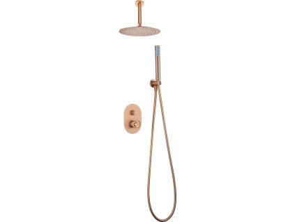 imex vesubio sprchovy podomitkovy set kartacovane ruzove zlato