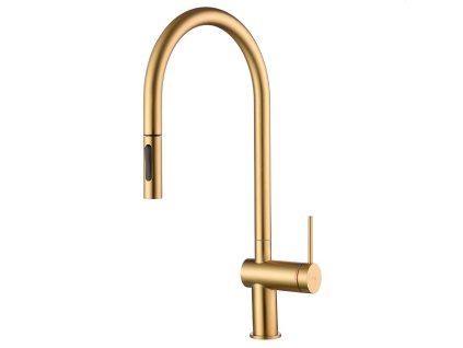 imex berna kuchynska baterie s vytahovaci sprskou kartacovane zlato
