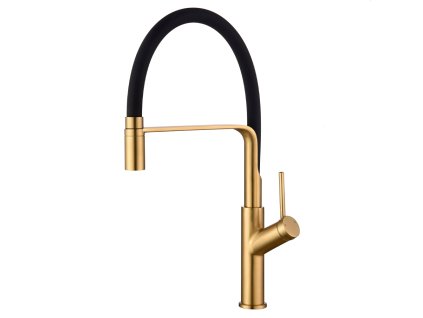 imex sena kuchynska baterie s flexibilnim ramenem kartacovane zlato