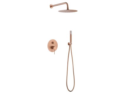 imex line sprchovy podomitkovy set kartacovane ruzove zlato